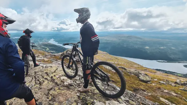 Mountainbike på Åreskutan